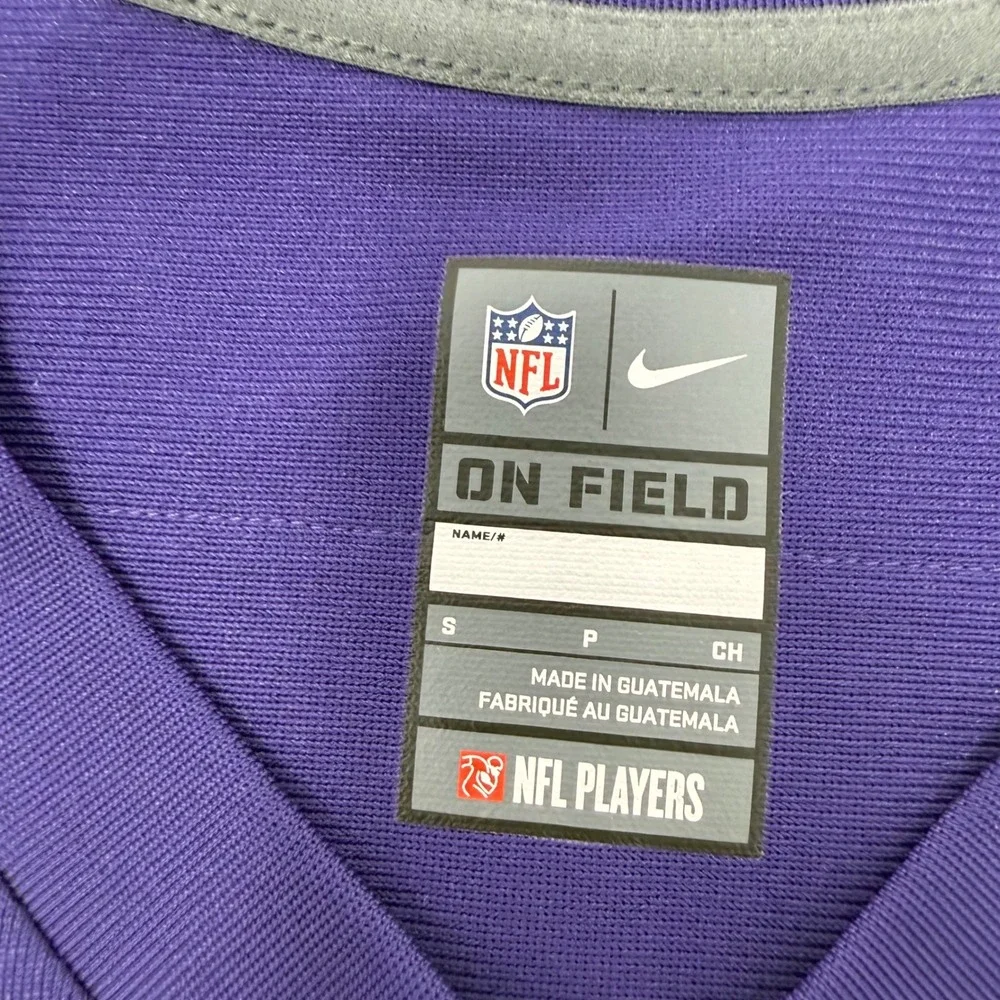 Nike Baltimore Ravens Justin Tucker 9‎ NFL Jersey Women's Small Purple On Field